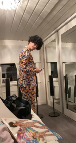 Afroperuukki Musta