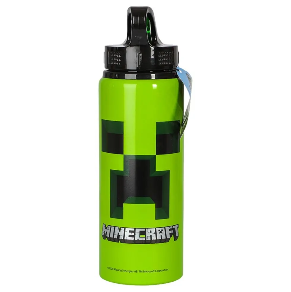 Alumiininen Minecraft-vesipullo