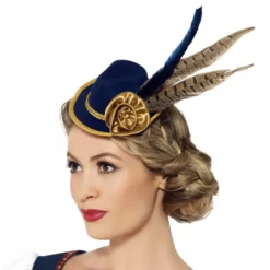 Autententtinen Baijerin Oktoberfest Minihattu Sininen