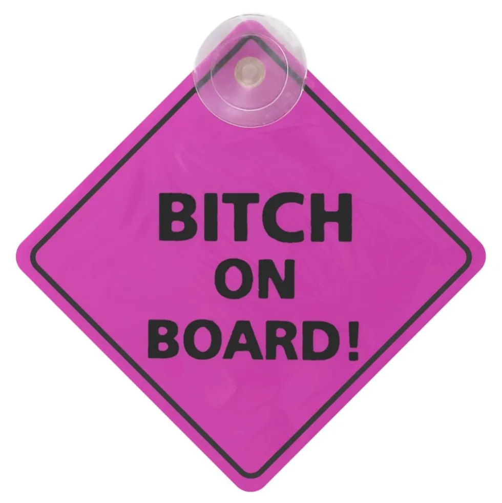 Autokyltti Bitch On Board!