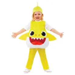 Baby Shark Keltainen Lasten Naamiaisasu
