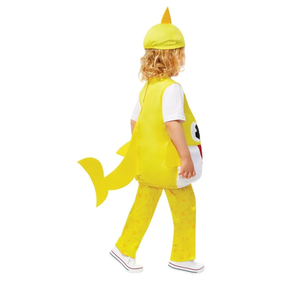 Baby Shark Keltainen Lasten Naamiaisasu