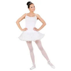 Ballerina Valkoinen Naamiaisasu