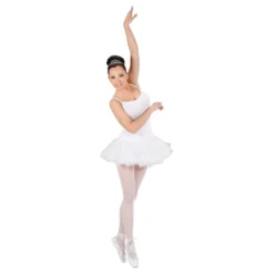 Ballerina Valkoinen Naamiaisasu