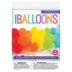 Balloon Viirinauha & Konfetti Sateenkaari