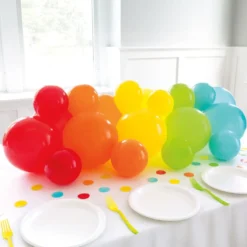 Balloon Viirinauha & Konfetti Sateenkaari