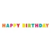 Banner Happy Birthday Monivärinen