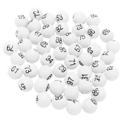 Bingopallot Valkoiset