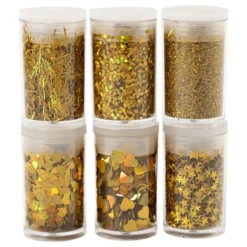 Bio-Glitter Sekoitettu Kulta Setti