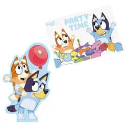 Bluey Kutsukortit Kirjekuorilla