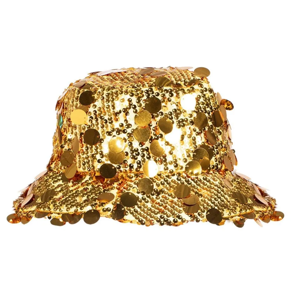 Bucket Hat Paljetit Kulta