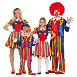 Clown Overall Lasten Naamiaisasu
