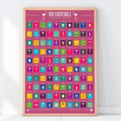 100 Cocktails Bucketlist Raaputustaulu