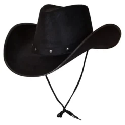 Cowboyhattu Musta