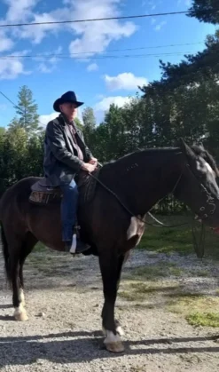 Cowboyhattu Musta Deluxe