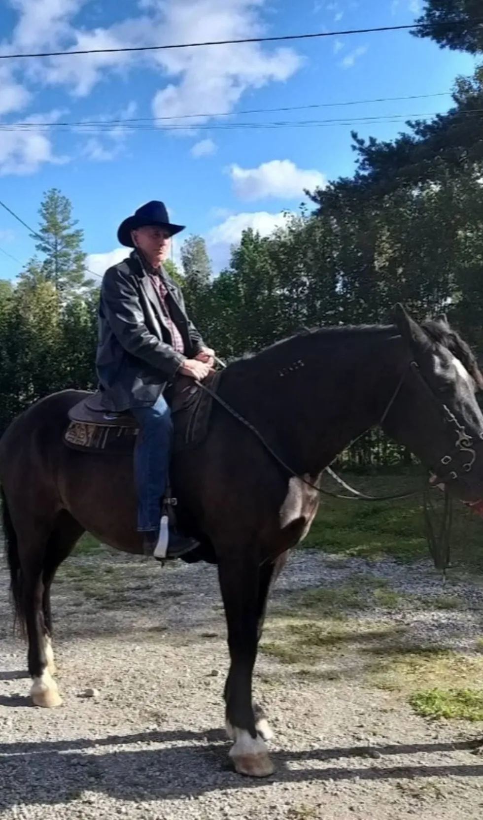 Cowboyhattu Musta Deluxe