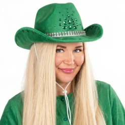 Cowboyhattu Vihreä Kivillä