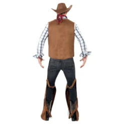 Cowboy Ruskea Naamiaisasu