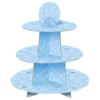 Cupcakes-teline Baby Shower Sininen