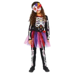 Day of the Dead Mekko Lasten Naamiaisasu