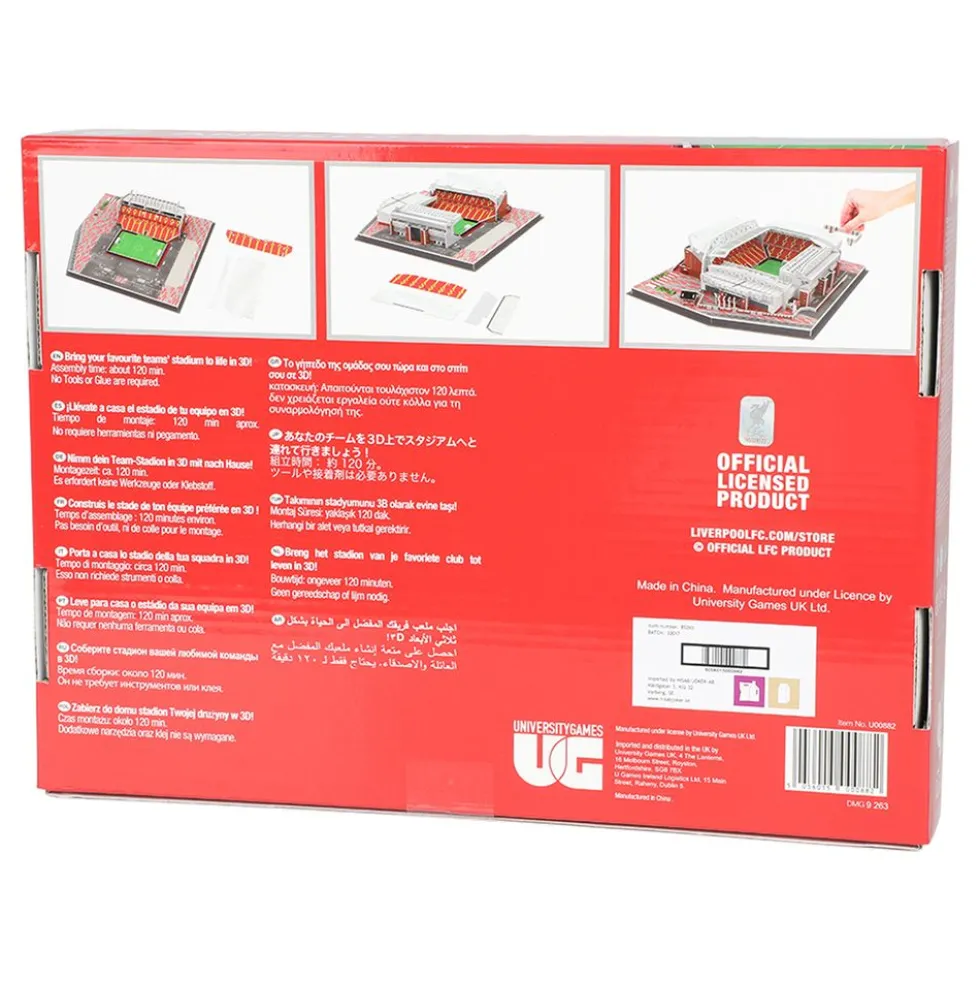 3D-palapeli Liverpoolin Stadion