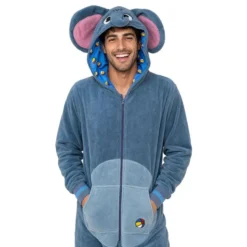 Elefantti Onesie Naamiaisasu