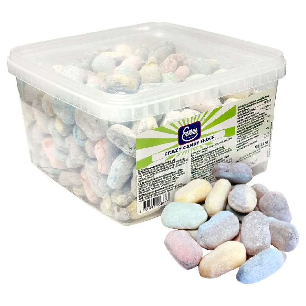 Evers Crazy Candy Frogs Dragé -suurpakkaus