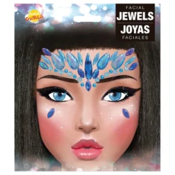 Face Jewels Blue Leah