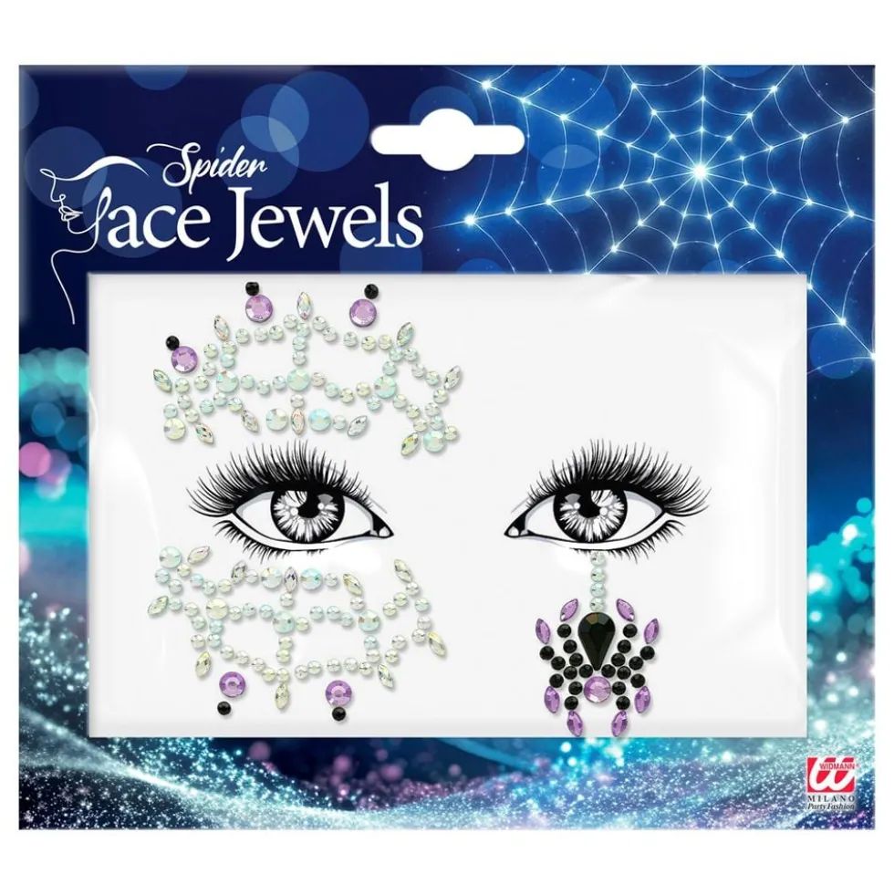 Face Jewels Hämähäkki