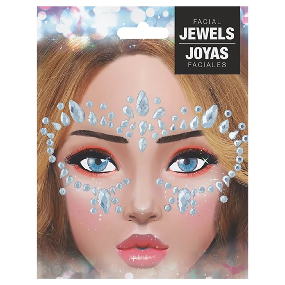 Face Jewels Silver Ciara