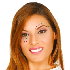 Face Jewels Stars Multi