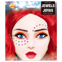 Face Jewels Stars Multi