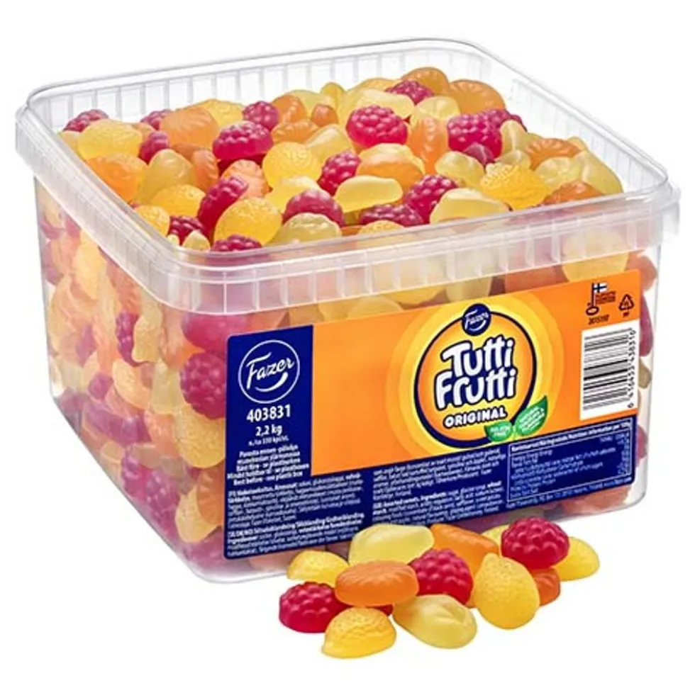 Fazer Tutti Frutti Original Irtokarkit Rasiassa