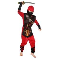 Fire Ninja Lasten Naamiaisasu