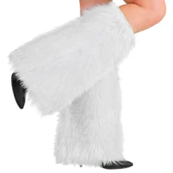 Fluffiset valkoiset säärystimet