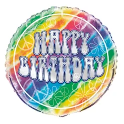 Folioilmapallo Batiikki Happy Birthday