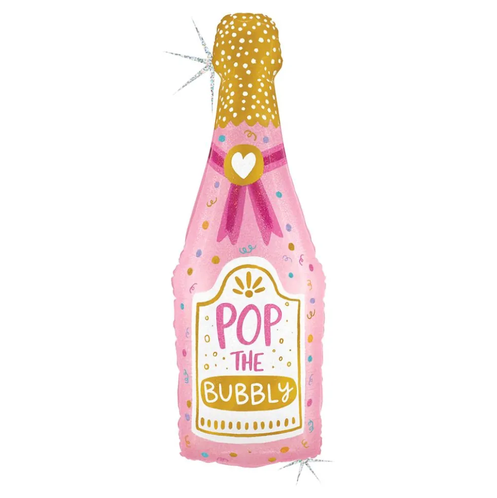 Folioilmapallo Bubbly Samppanjapullo