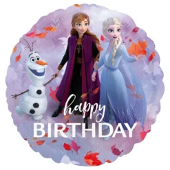 Folioilmapallo Frozen 2 Happy Birthday