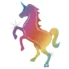 Folioilmapallo Glitter Rainbow Unicorn
