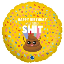 Folioilmapallo Happy Birthday My Little Shit