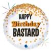 Folioilmapallo Happy Birthday Bastard