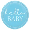 Folioilmapallo Hello Baby Sininen
