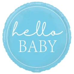 Folioilmapallo Hello Baby Sininen