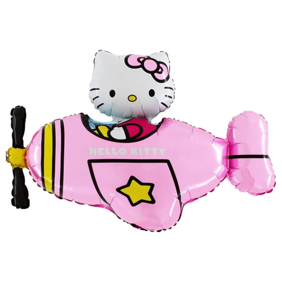 Folioilmapallo Hello Kitty Lentokoneessa