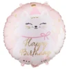 Folioilmapallo Kissa Happy Birthday