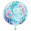 Folioilmapallo Merenneito Happy Birthday