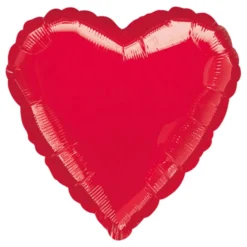 Folioilmapallo Mini Punainen Sydän