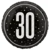 Folioilmapallo 30 Musta/Hopea