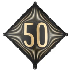 Folioilmapallo 50 Musta/Kulta