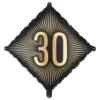 Folioilmapallo 30 Musta/Kulta